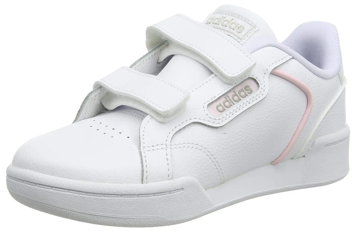 Детские кроссовки для мальчиков с замшей Roguera C Adidas, Ftwr White Ftwr White Platin Met