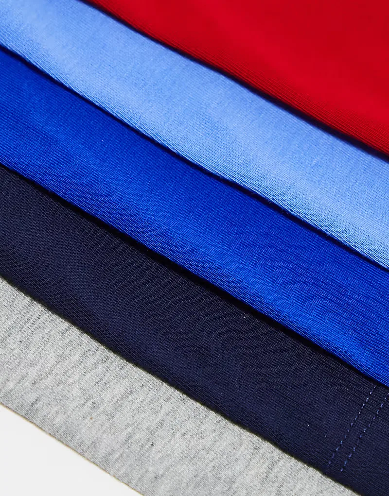 Классические плавки Polo Ralph Lauren из 5 штук с поясом с логотипом, синий — фото 4