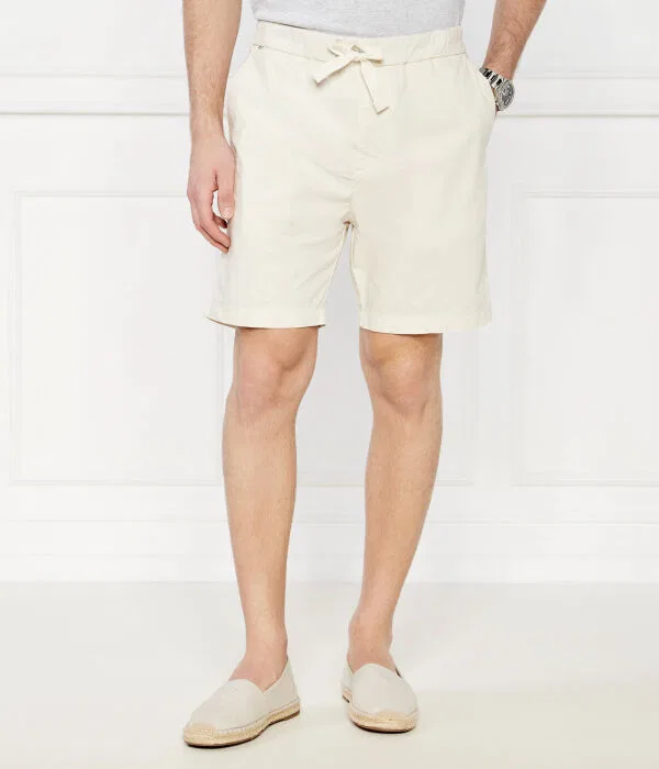 Мужские шорты Regular Fit BOSS, Crema — фото 3
