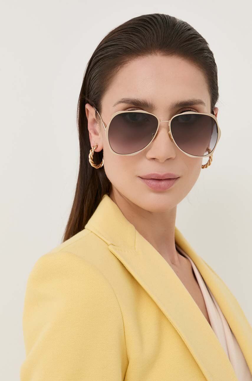 

Солнцезащитные очки Chloé CH0183S Chloe, золотой