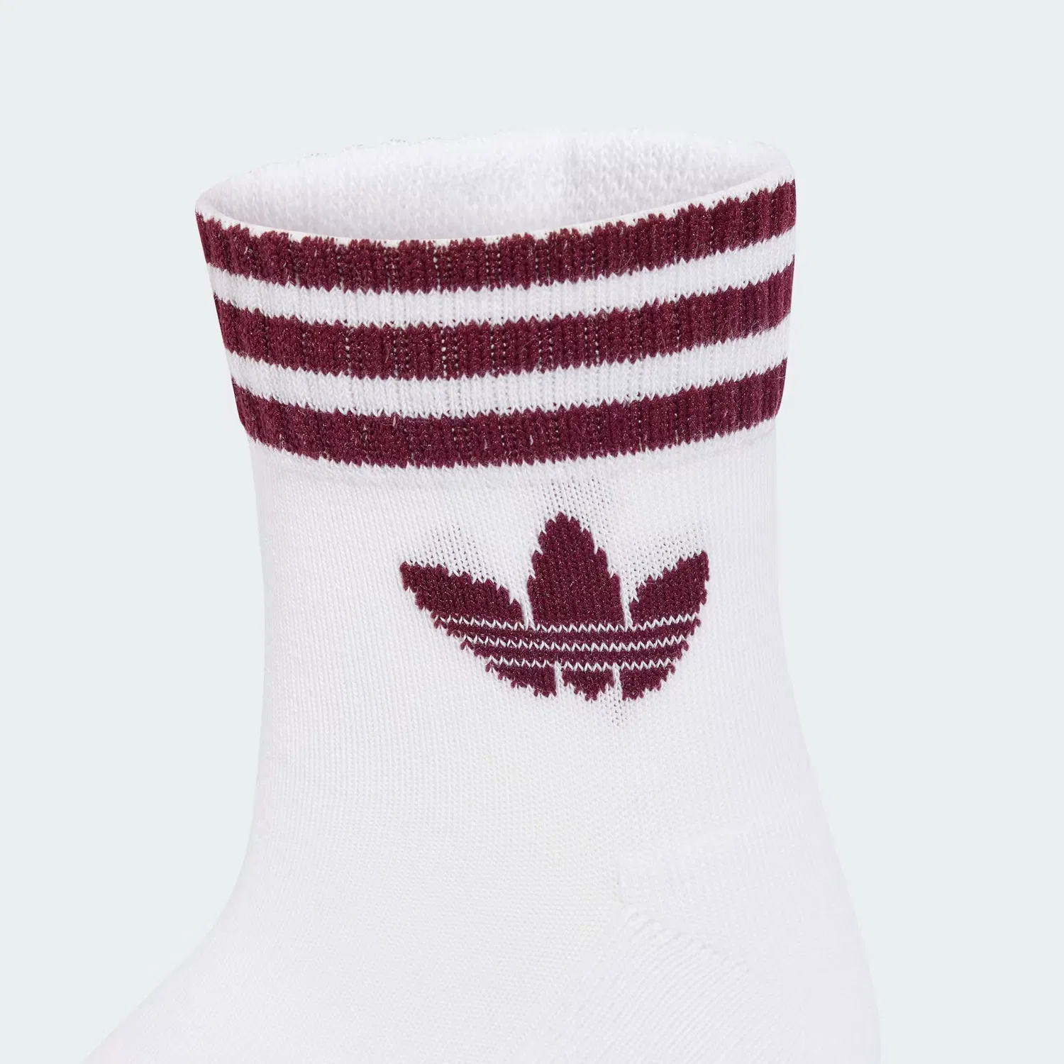 Носки укороченные набор из 3 пар 3-Stripes Adidas Originals, белый/wonder mauve/белый — фото 3
