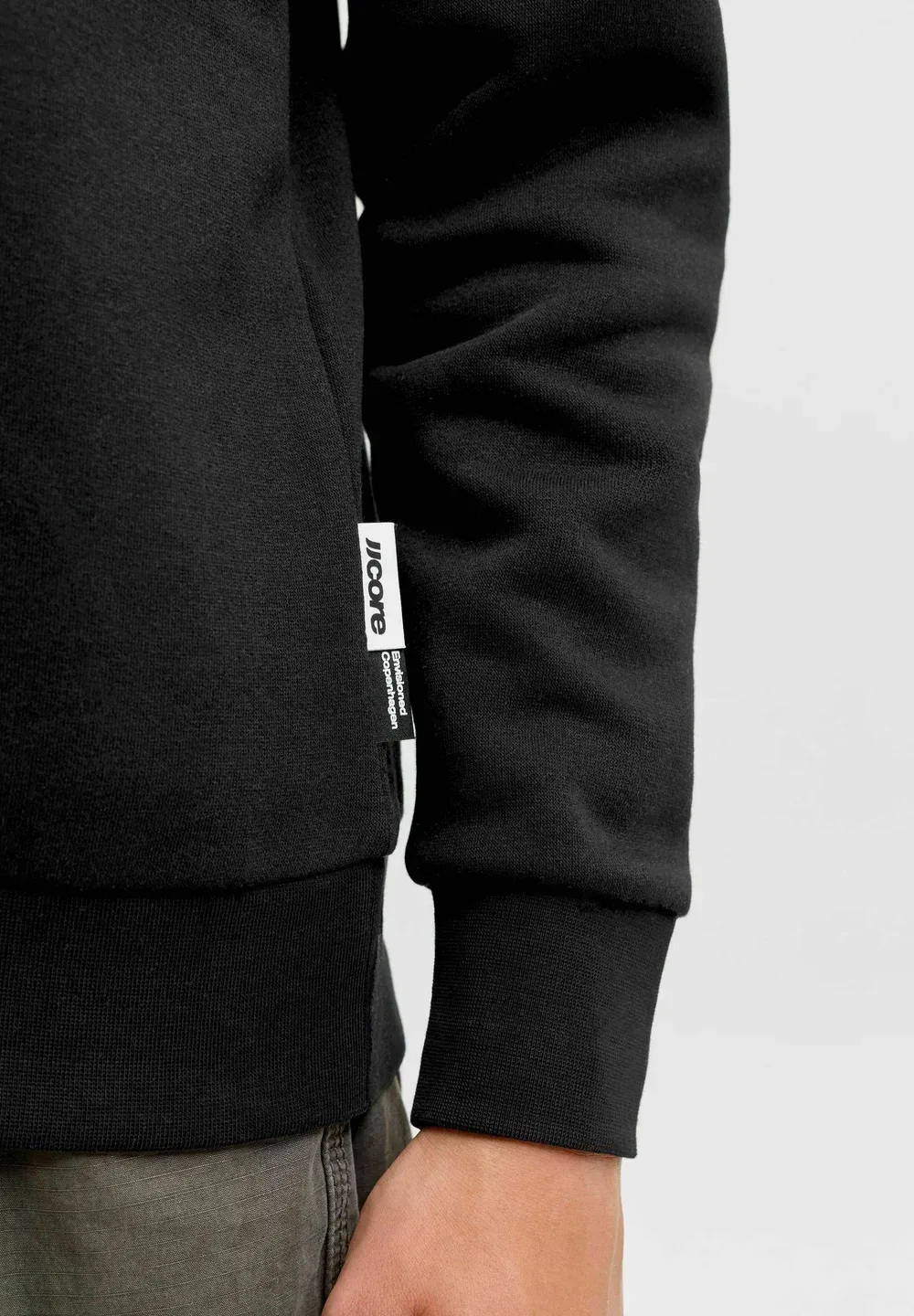 Толстовки с логотипом, толстовки для подростков - толстовка Jack & Jones Junior, Black — фото 4