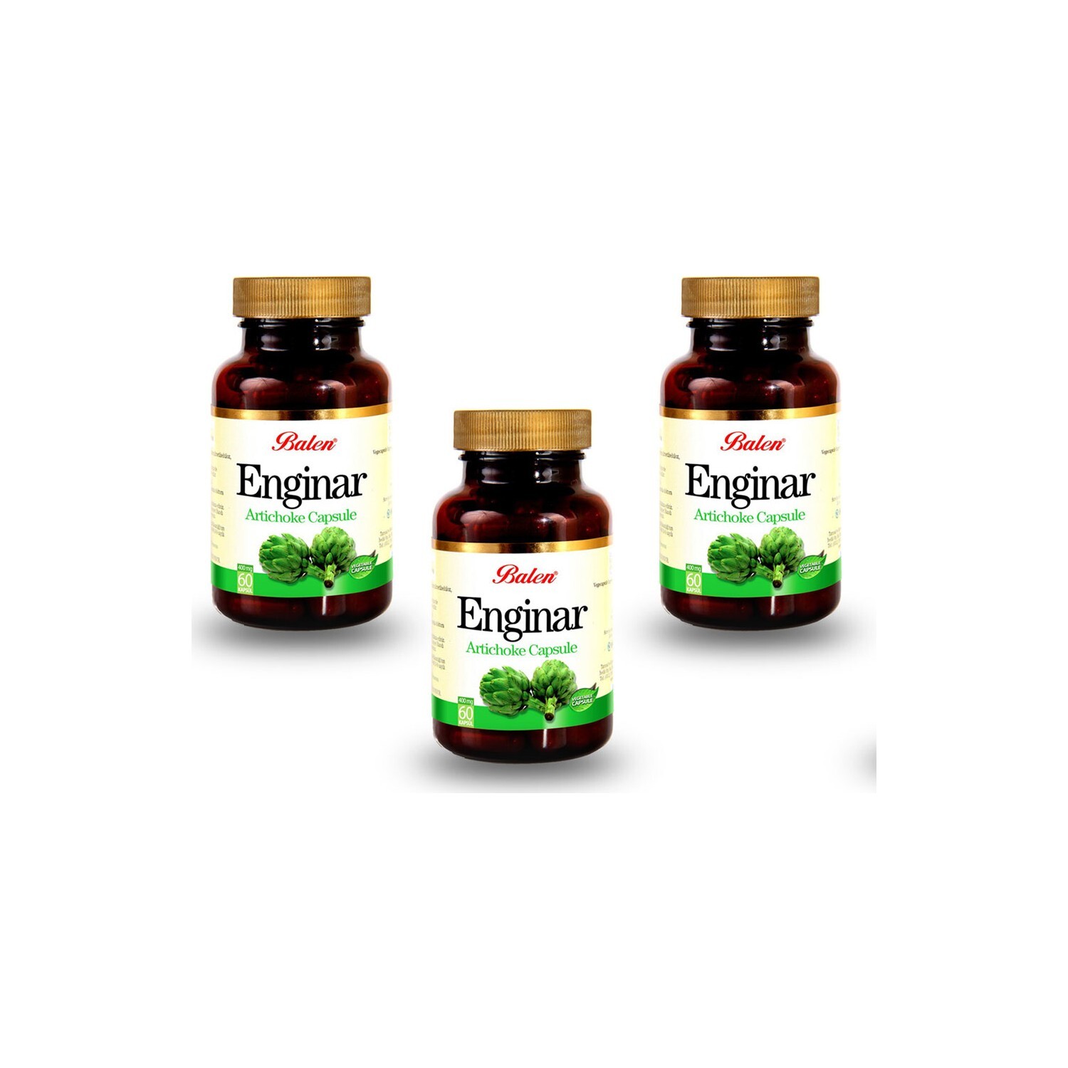 

Экстракт артишока Balen Herbal, 60 капсул, 3 штуки