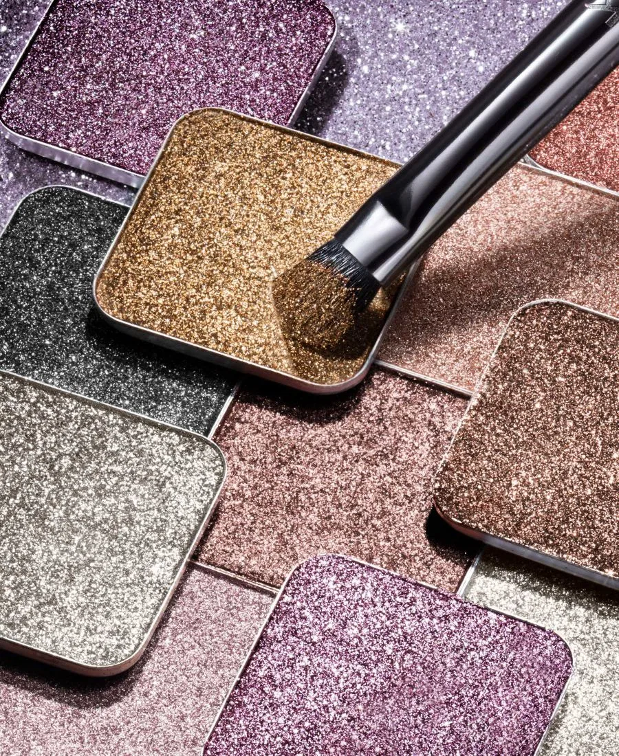 Женские тени для век с блестками Glitter Shower Eyeshadow KIKO Milano, Copper Mountain — фото 3