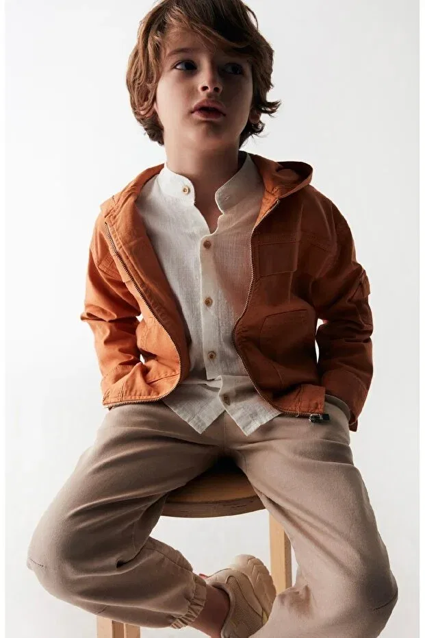 Детская куртка для девочек с принтом Limi boy Nk Kids, Cremite — фото 3