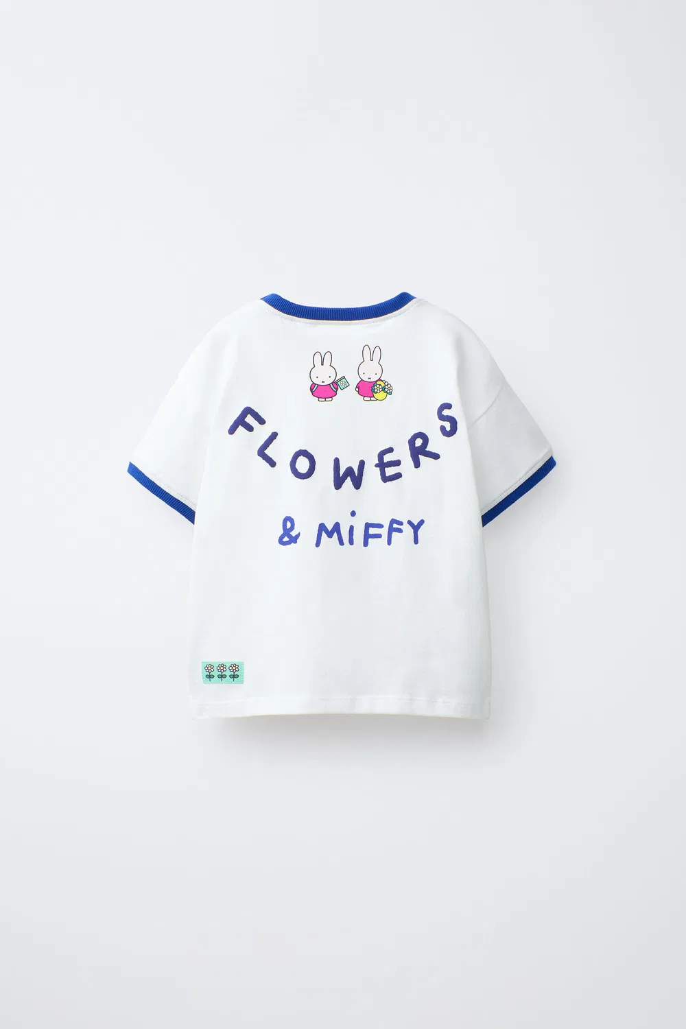 Футболка с контрастным рисунком MIFFY MERCIS BV ZARA, White — фото 2