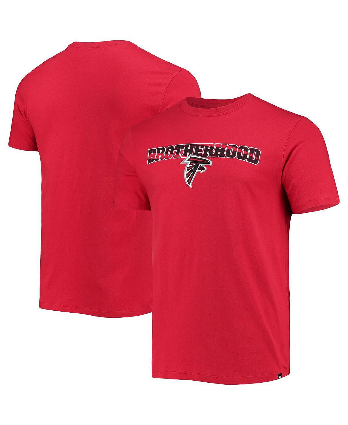 

Мужская красная футболка atlanta falcons local '47 Brand, красный