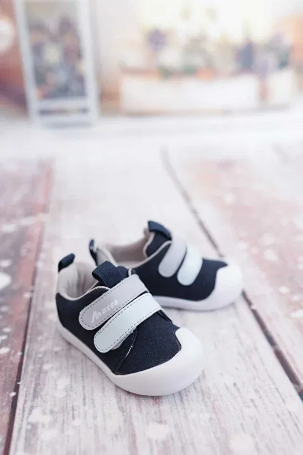 Детские ортопедические туфли для мальчиков Macco Shoes, Navy Blue — фото 2