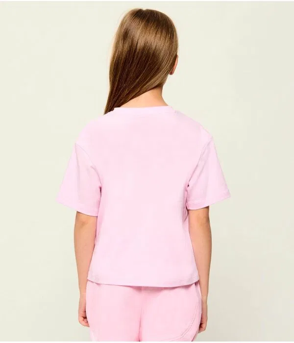 Детская футболка для девочек с принтом T-Shirt Guess, Rosa — фото 3