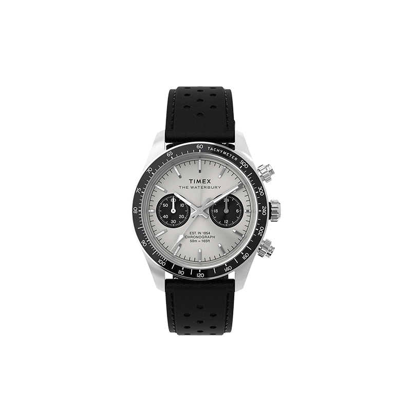 

TIMEX Часы WATERBURY Collection Wrist Watch Quartz Movement Genuine Leather Strap Silver Dial Men's Watch