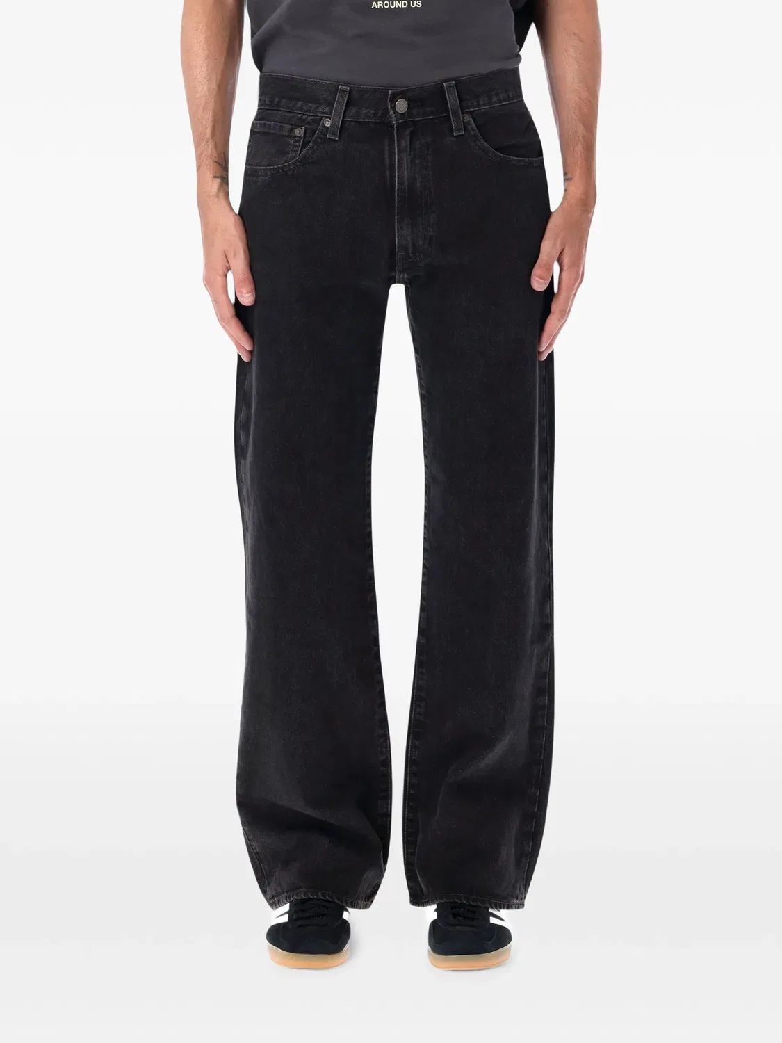 Джинсы 567 прямого кроя черные Levi's, черный