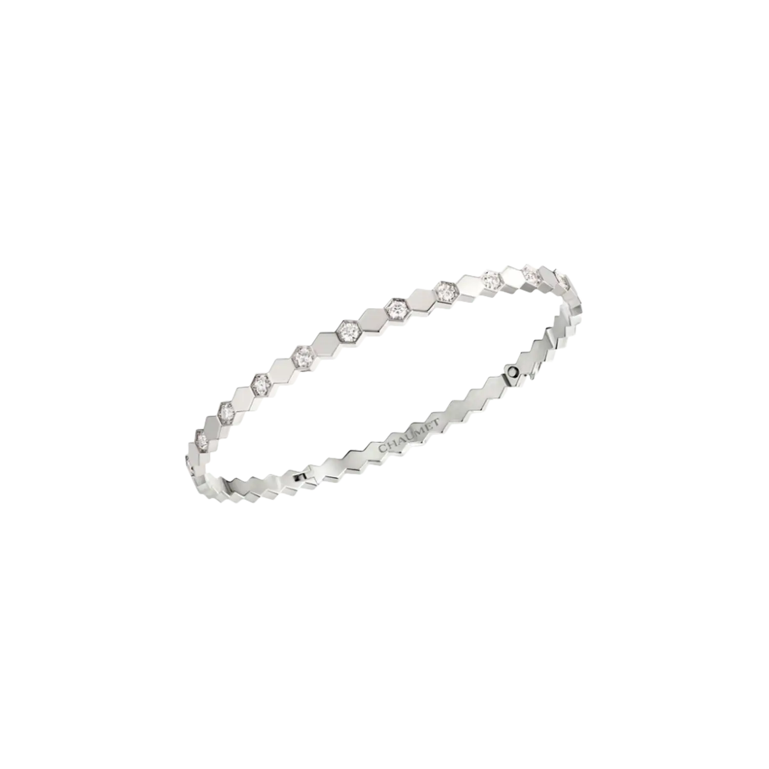 

Chaumet - жесткий браслет bee my love из белого золота с белыми бриллиантами - 083436 CHAUMET