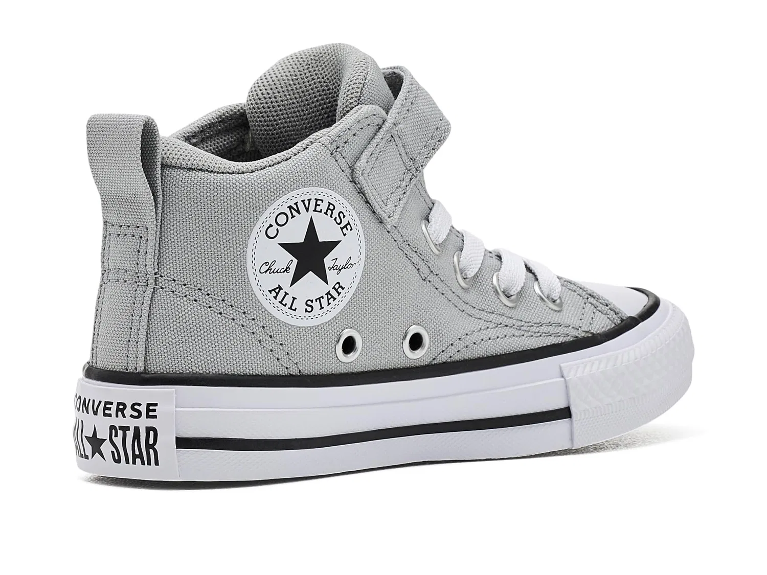 Кроссовки Chuck Taylor All Star Malden Street Easy-On (для маленьких детей) Converse Kids, Grey Area/White/Black — фото 4