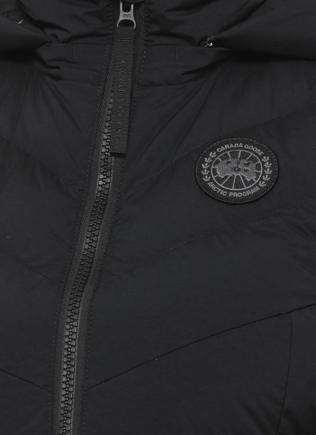 Женский утепленный жилет с капюшоном Canada Goose, черный — фото 4