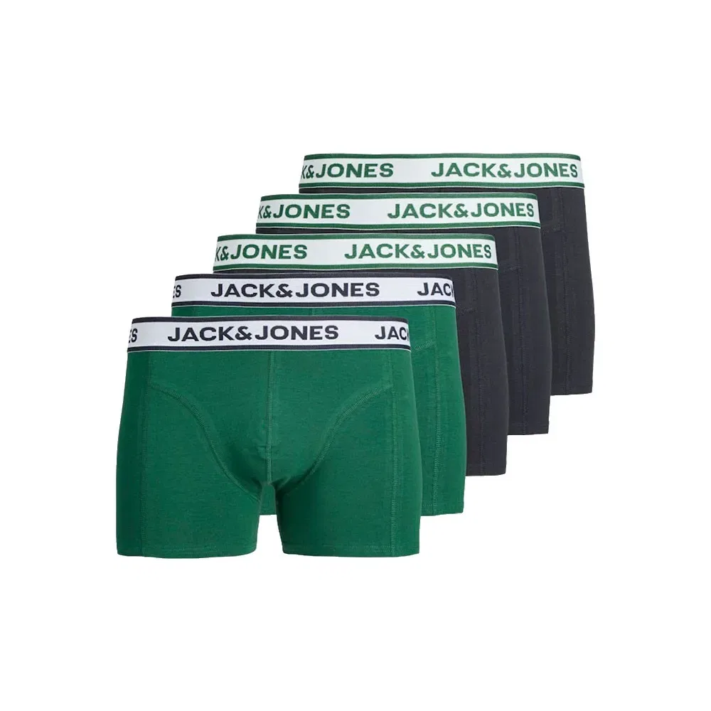 Боксеры Nolan Solid 5 шт Jack & Jones, зеленый