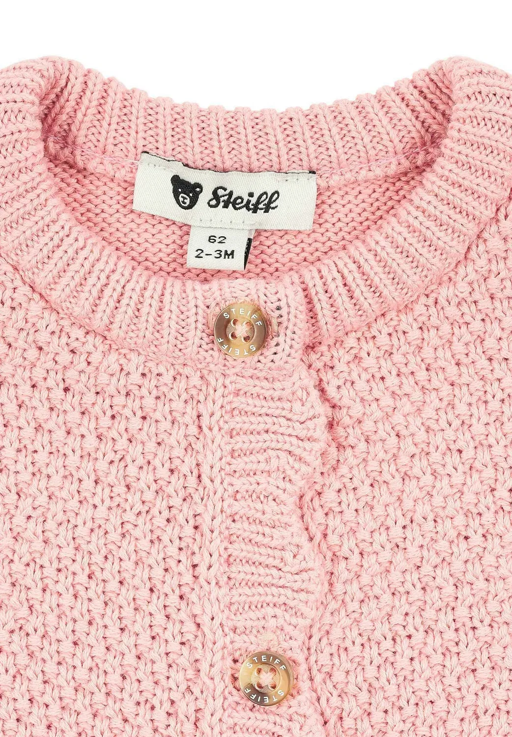 Зимнее приключение Strickjacke - кардиган Steiff, Poignant Pink — фото 3