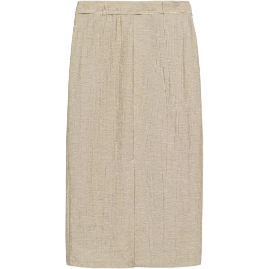 Женская юбка-миди Casual Long Skirts Tan ZARA, Tan — фото 3