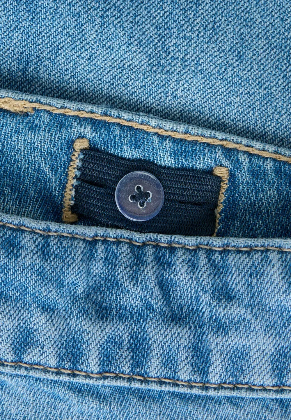Джинсы прямого кроя - джинсы свободного кроя Two Soon, Medium Blue Denim — фото 3