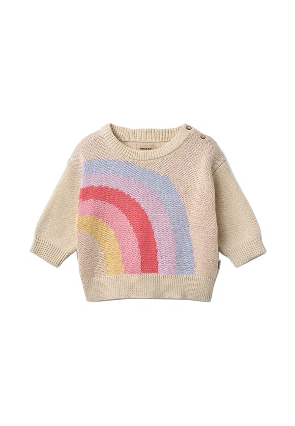 Джемпер с принтом Solveig Wheat rainbow