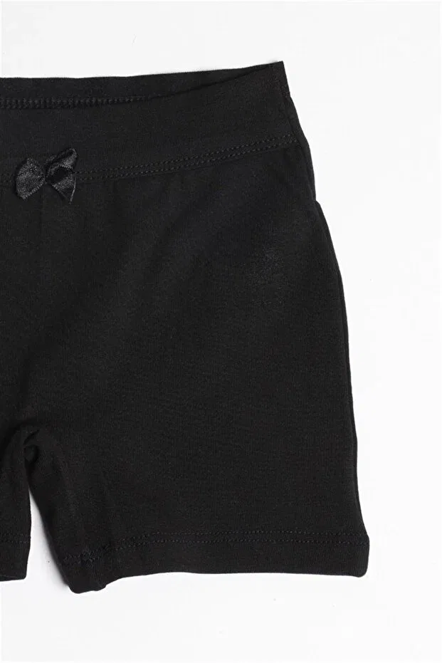 Детские боксеры для девочек хлопковые Basics Baykar, Black — фото 4