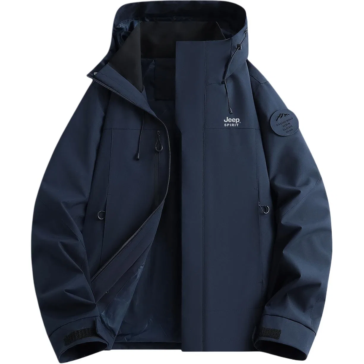 Детская куртка с капюшоном JEEP SPIRIT Outdoor Commute Jackets, Marine Blue