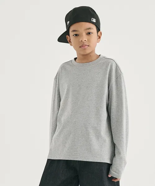 Детский лонгслив с длинным рукавом укороченный, модель Solid Crop Long Sleeve TAKEASY KIDS, Белый — фото 3