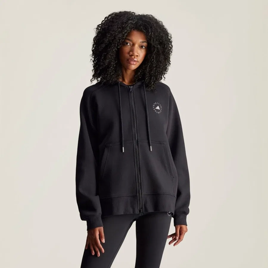 Худи женское с молнией Asmc Fz Hoodie adidas, Черный