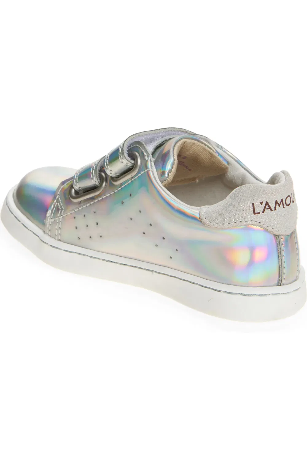 Детские кроссовки дышащие кожаные Kenzie L'AMOUR, Holographic — фото 2
