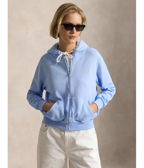 Женское худи свободного кроя Polo Ralph Lauren, Azzurro