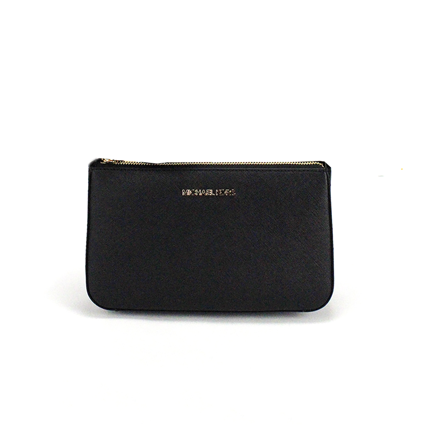 

Сумка-кошелек Jet Set из черной кожи с креплением для техники Michael Kors