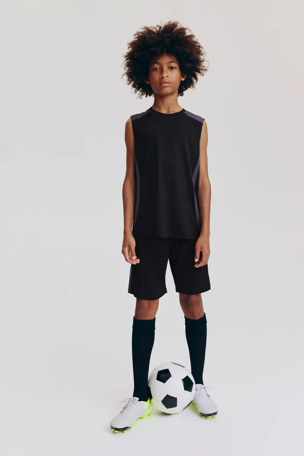 Футбольный набор из 2 предметов с Drymove H&M, Schwarz/Colourblocking