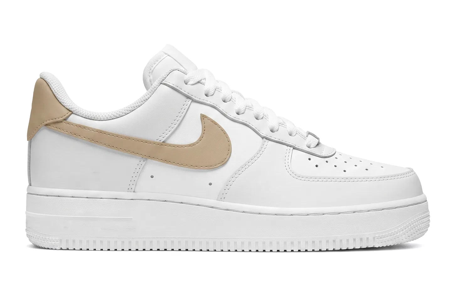 Детские кроссовки для скейтбординга с принтом Air Force 1 Skateboard Shoes, Nike, White — фото 4