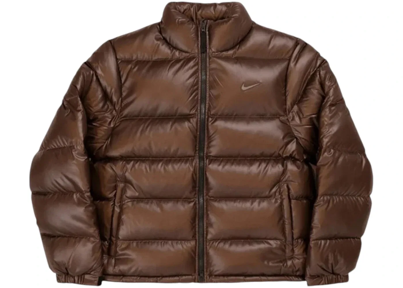 Унисекс пуховик с принтом Nike x NOCTA Sunset Puffer Jacket (Asia Sizing), Baroque Brown/Olive Grey