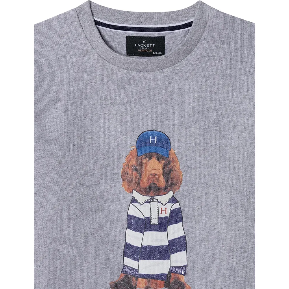 Свитшот Harry Crew Hackett, серый — фото 3