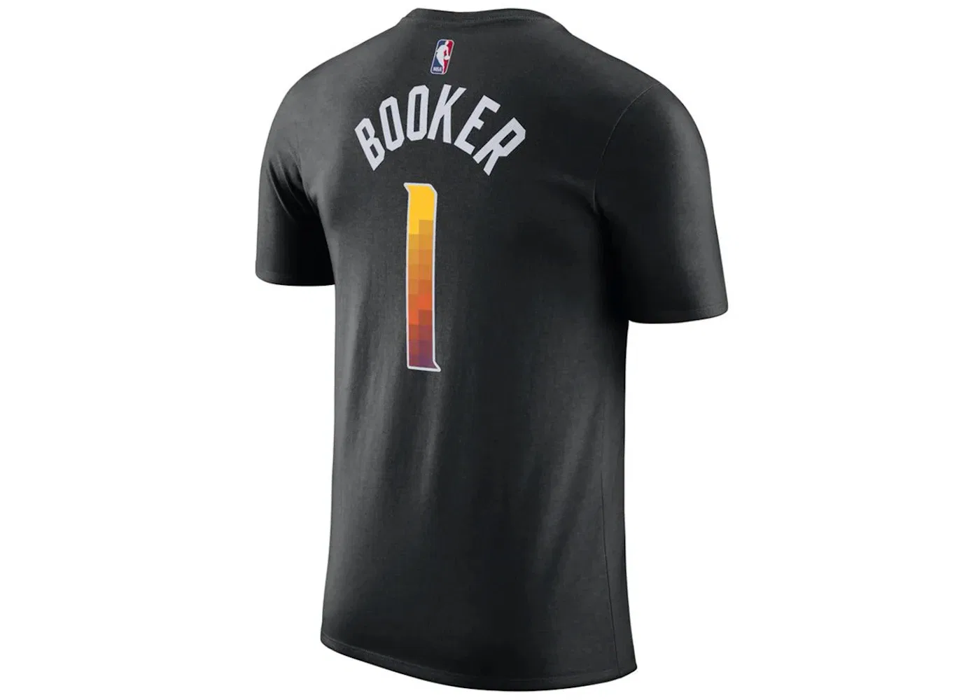 Мужская футболка с принтом Jordan NBA Phoenix Suns Devin Booker Statement T-shirt, Black — фото 2