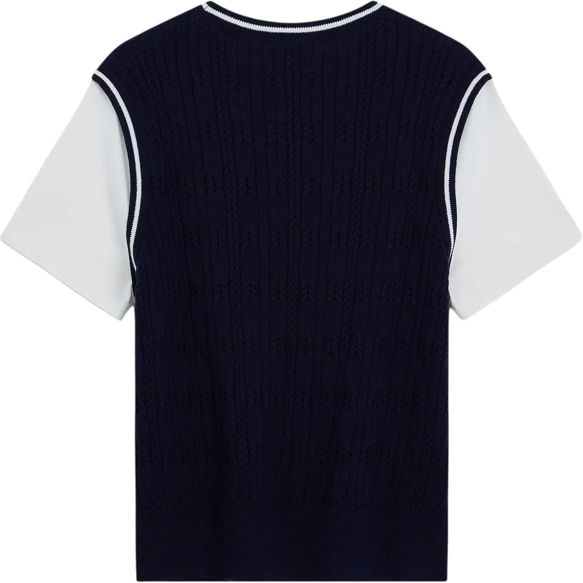 Женский свитер с круглым вырезом и длинным рукавом Other, GAP, Marine Blue — фото 3