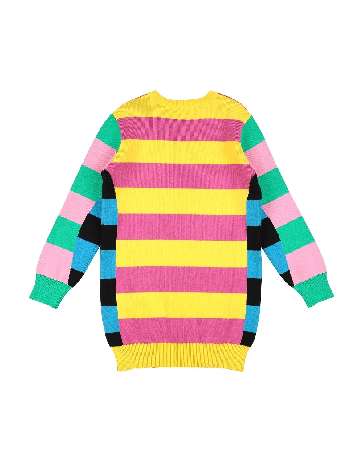 Детское платье для девочек с длинным рукавом Stella Mccartney Kids, розовый — фото 2