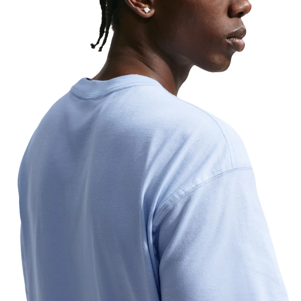 Футболка мужская Max 90 Nike, цвет Hydrogen Blue/Bright Violet — фото 2