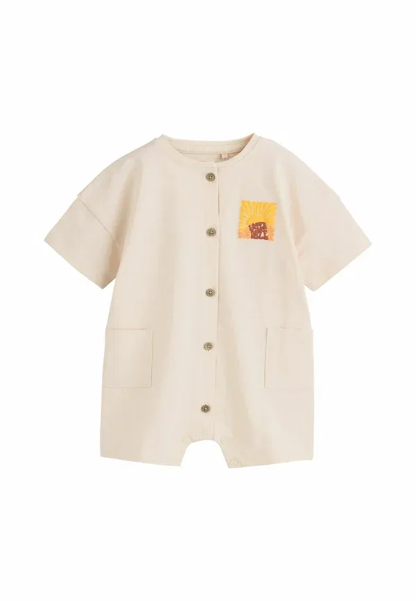 Комбинезон хлопковый Unisex Next neutral sunshine — фото 3