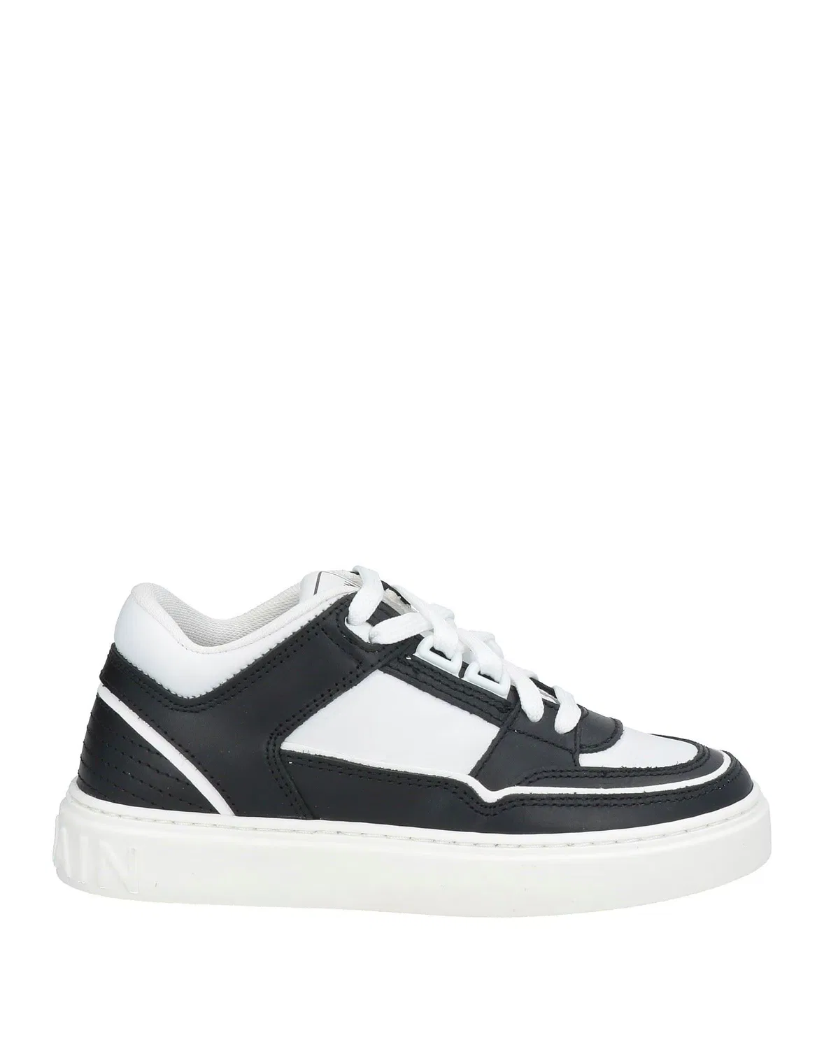 Детские кроссовки для девочек кожаные Low-Top Sneakers Balmain, черный