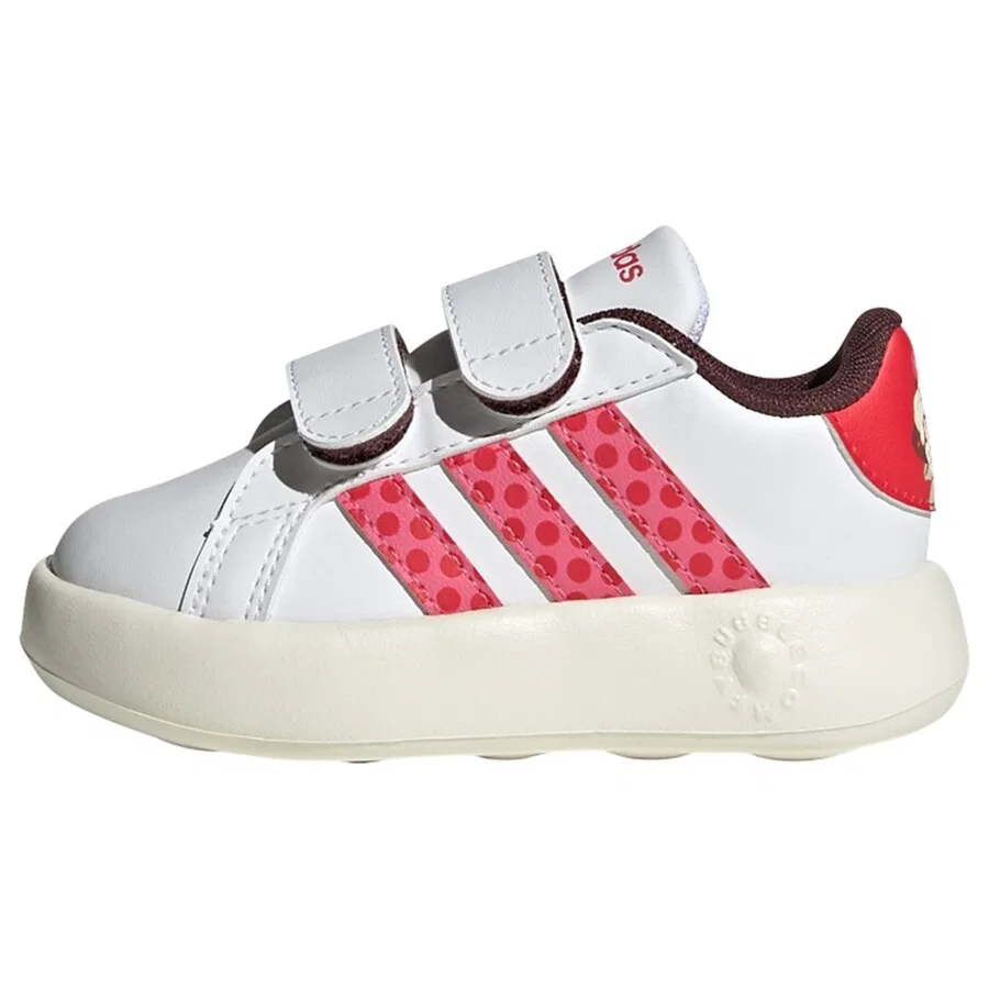 Кроссовки ADIDAS SPORTSWEAR 'Adidas x Disney Minnie Mouse Grand Court 2.0' белого цвета
