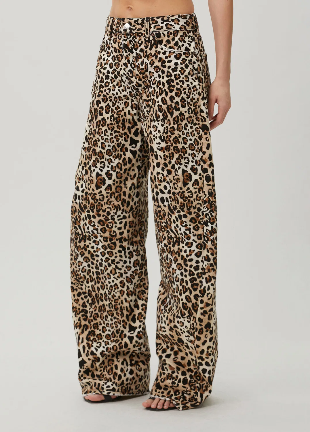 Джинсы свободные Dsquared2 Wild2 Loose Twst, Leopar — фото 2