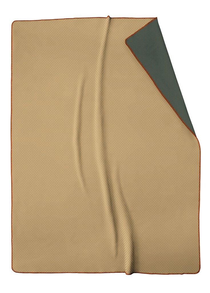 

Одеяло Biederlack Lost Dots Camel 150 х 200 см из смесового хлопка