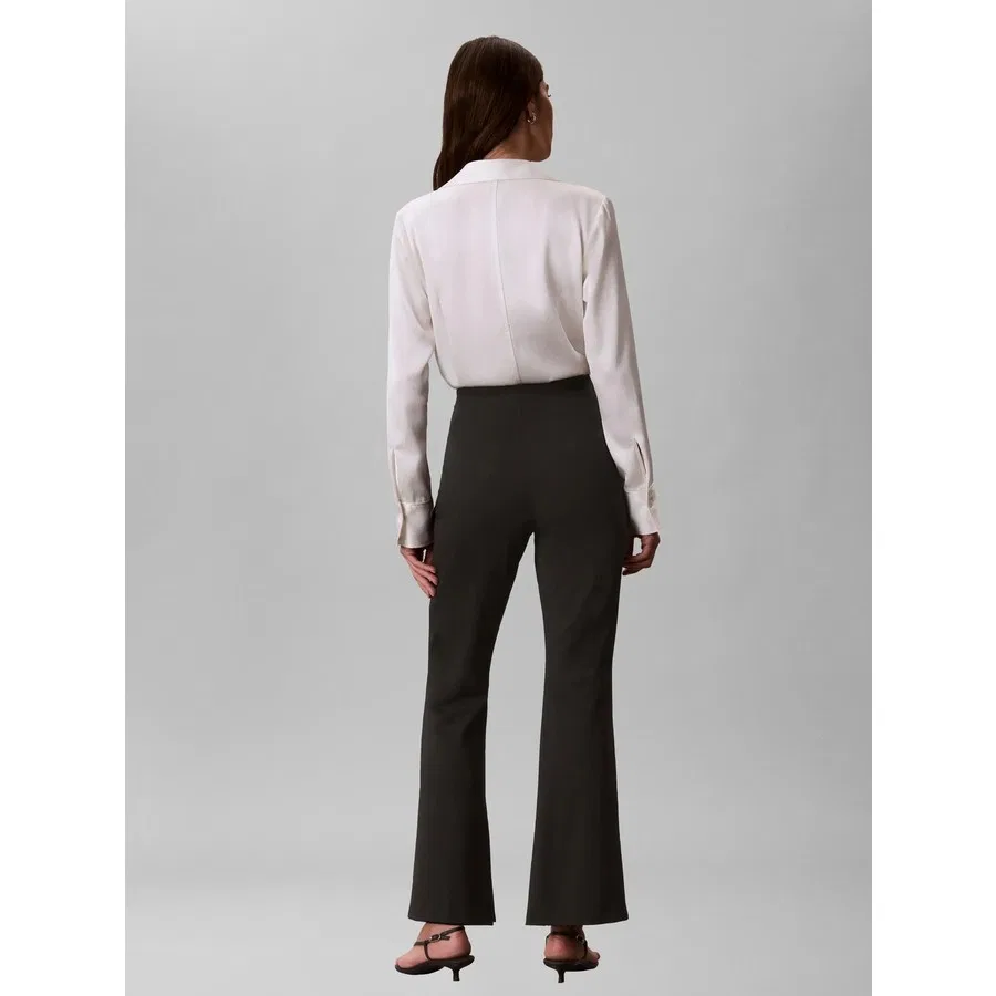 Женские леггинсы Calvin Klein Ponte Tailored Flare, Черный — фото 3