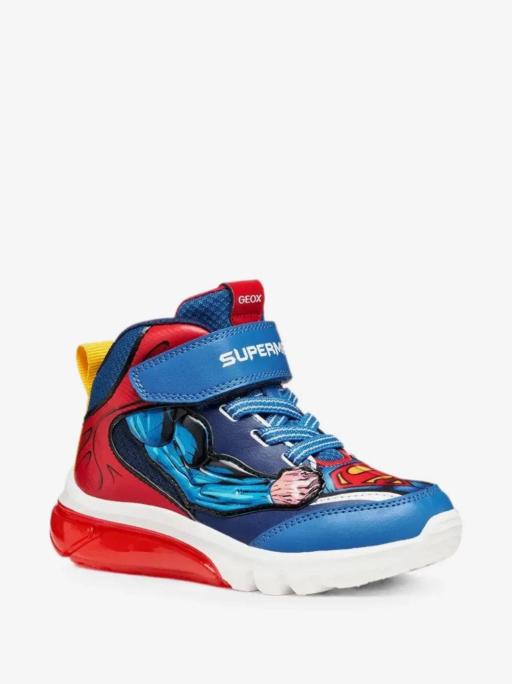 Кроссовки Ciberdron со светящейся подошвой Geox Kids, синий
