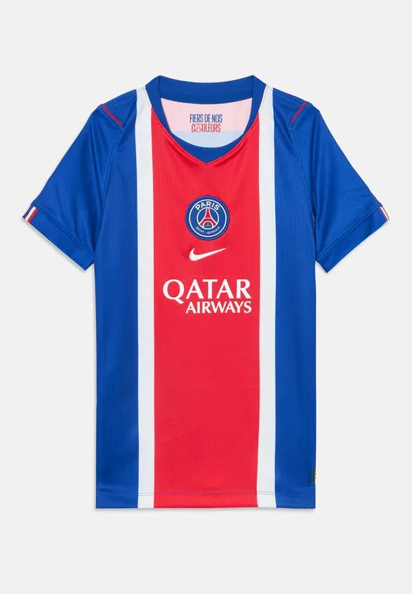 Футболка полиэстер Paris germain psg stadium home unisex - sports t-shirt Nike Performance, Old Royal/White/University Red, белый/красный