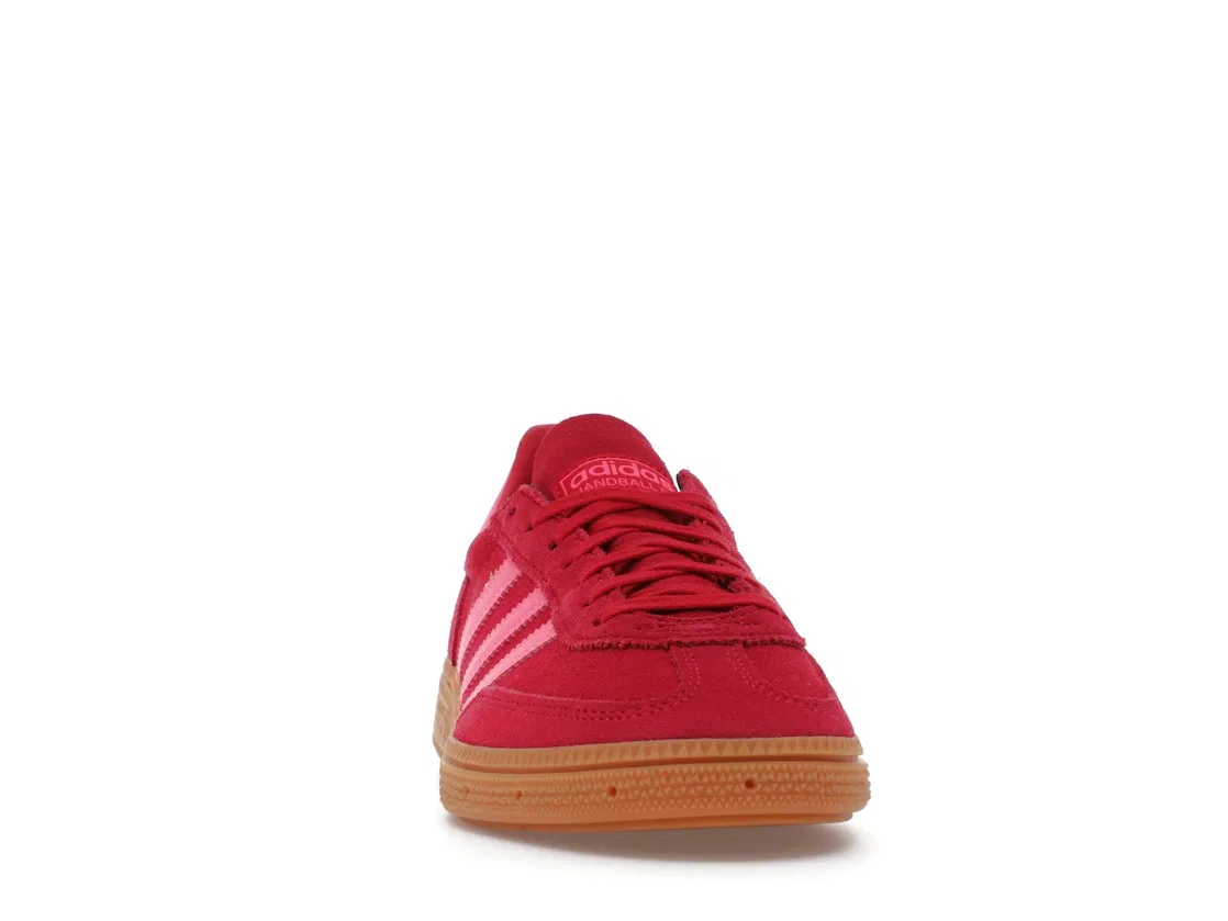 Детские кроссовки Lifestyle с замшевым верхом Adidas Handball Spezial, Ruby Red Lucid Pink Gum — фото 2