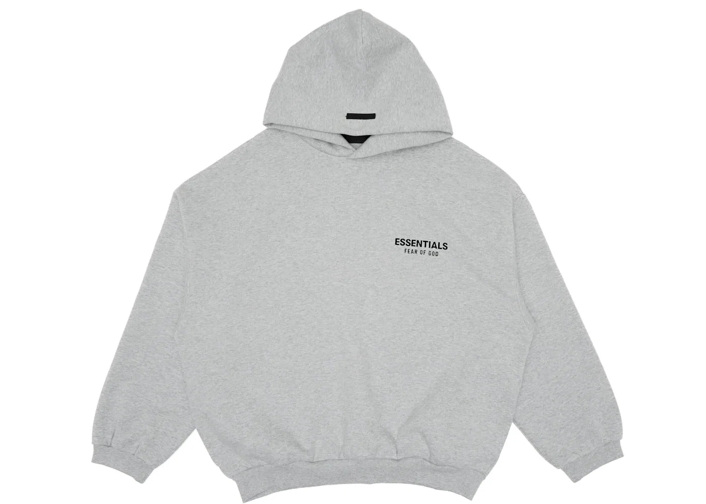 Мужской худи флисовый Fear of God Essentials Hoodie, Light Heather Gray