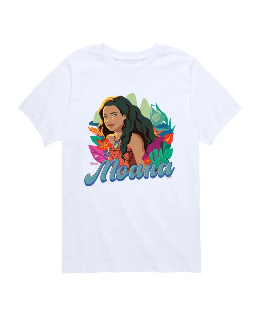 Футболка с коротким рукавом с принтом Live Action Florals Moana, White