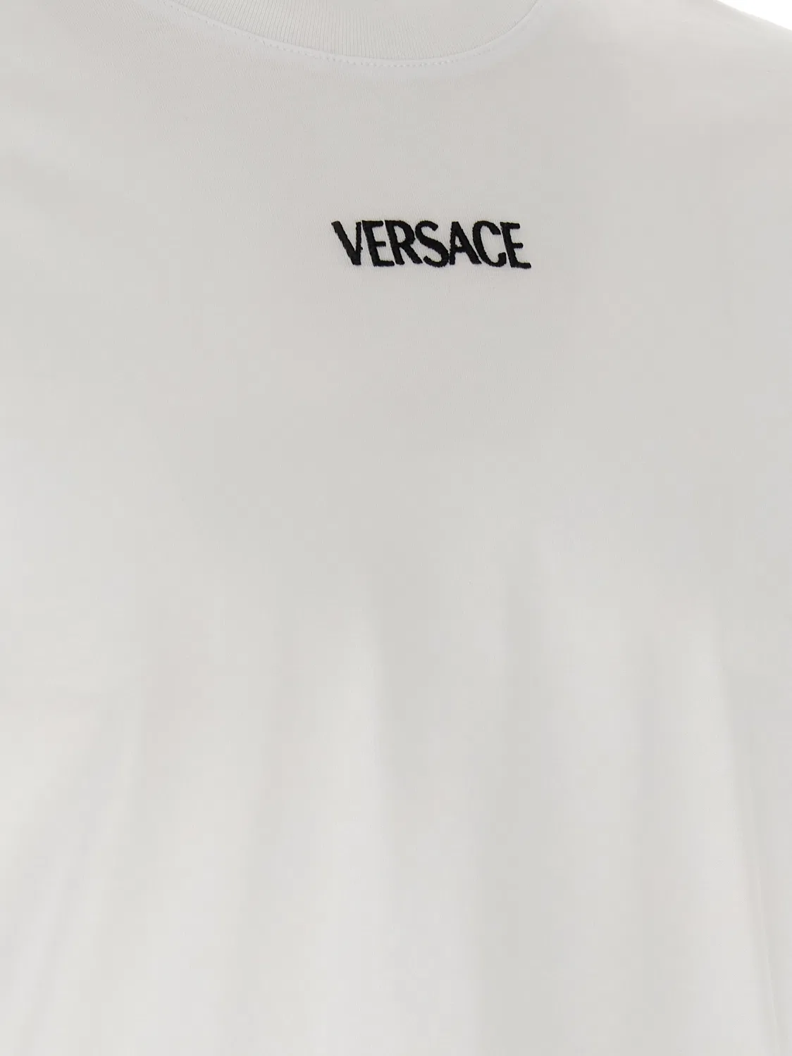 Мужская футболка с вышивкой логотипа Versace, White — фото 4